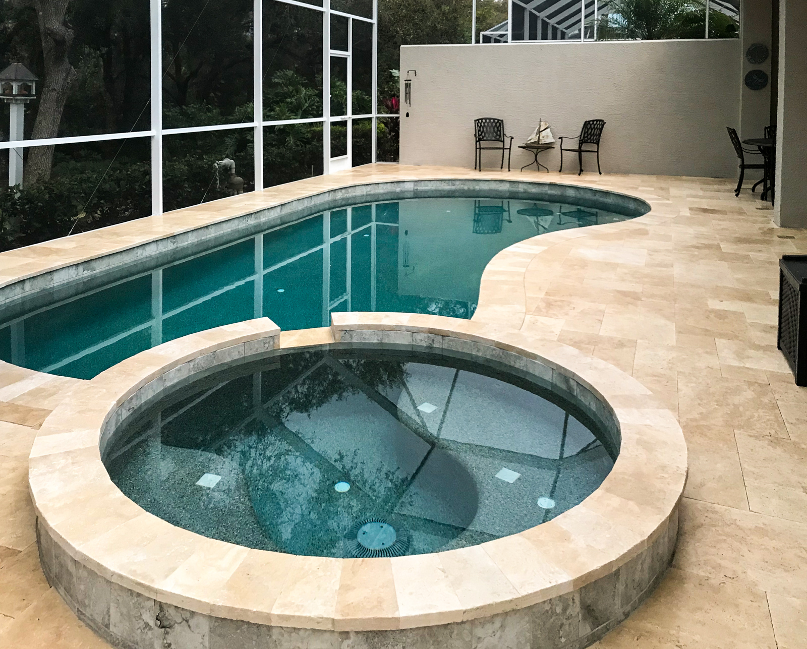 Pool and Spa remodel in Lakewood Ranch